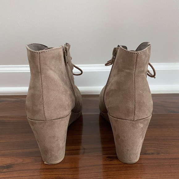 Merona Brown Suede Wedges - Picture 5 of 7